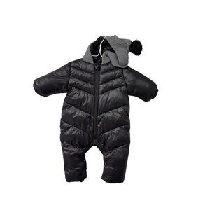 Baby Puffer Snowsuit With Hat Small Size 0-6 months